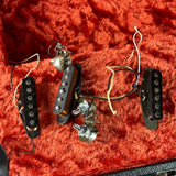 Original pickups and pots for Vintage 1979 Fender Stratocaster Hardtail Sunburst w/non-original case.