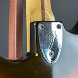 Wear on back of Vintage 1979 Fender Stratocaster Hardtail Sunburst w/non-original case.