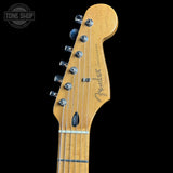 Headstock for Used 1996 Fender Jimmy Vaughan White.
