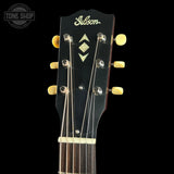 Headstock of Used Gibson 1942 LG2 Custom Sunburst.