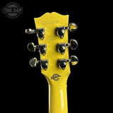 Back of headstock of Gibson Custom Made 2 Measure J-45 All Mahogany TV Yellow LR Baggs VTC.