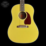 Front of Gibson Custom Made 2 Measure J-45 All Mahogany TV Yellow LR Baggs VTC.