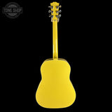 Full back of Gibson Custom Made 2 Measure J-45 All Mahogany TV Yellow LR Baggs VTC.