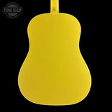 Back of Gibson Custom Made 2 Measure J-45 All Mahogany TV Yellow LR Baggs VTC.