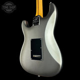 Back angle of Used 2020 Fender American Professional II Strat Mercury.