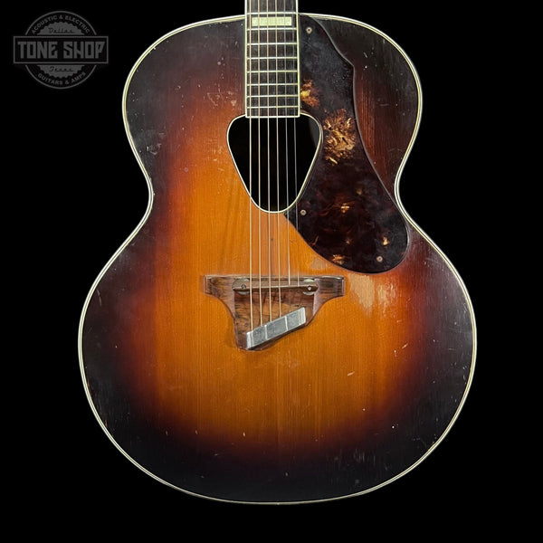 Front of Vintage 1955 Gretsch Town & Country Acoustic Guitar Sunburst TFW3226.