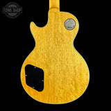 Back of Gibson Custom Limited 57 Les Paul Custom All Korina Antique Natural VOS.