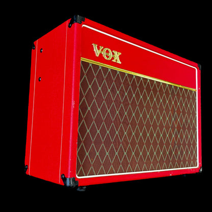 Side of Used Vox AC15C1 Red 1X12" 15 Watt Tube Guitar Amp TFW2658
