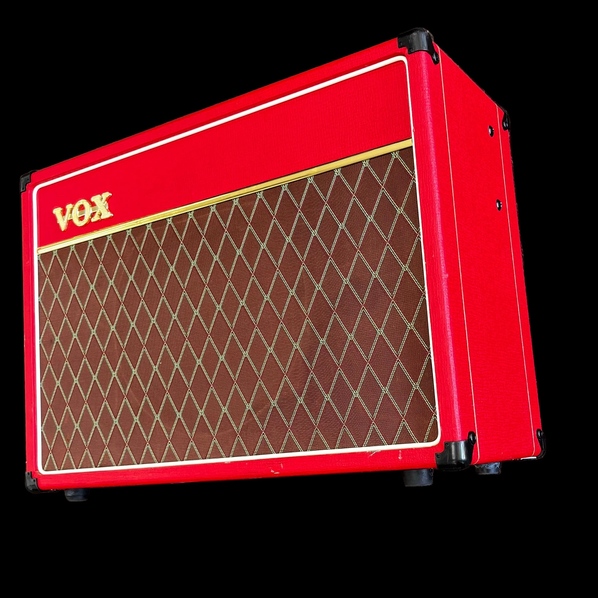 Side of Used Vox AC15C1 Red 1X12" 15 Watt Tube Guitar Amp TFW2658