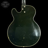 Back of Vintage 1960s Silvertone 1446 Black.