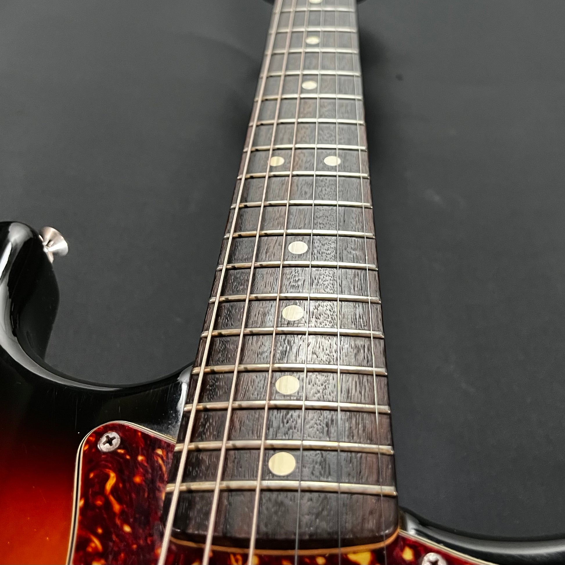 Fret board of Used 2005 Fender Standard Straocaster RW Brown Sunburst w/Bag TFW2659