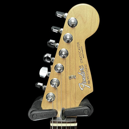 Headstock of Used 2005 Fender Standard Straocaster RW Brown Sunburst w/Bag TFW2659