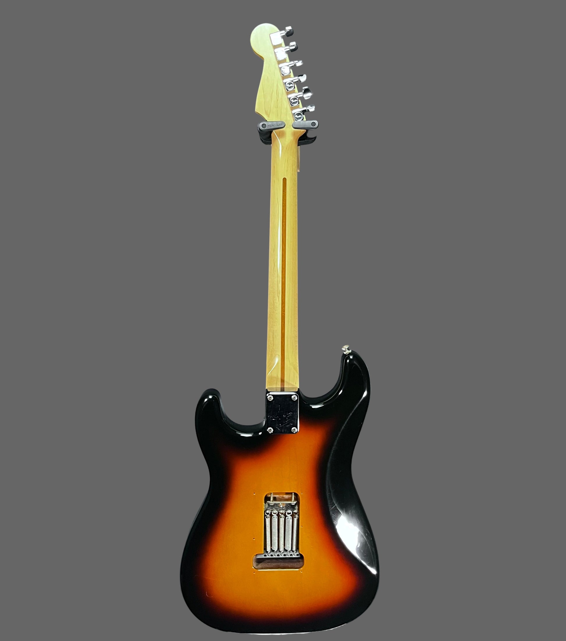 Full back of Used 2005 Fender Standard Straocaster RW Brown Sunburst w/Bag TFW2659