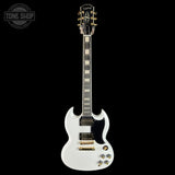 Full front of Used Epiphone SG Custom Alpine.