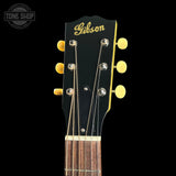 Headstock of Gibson Custom Made 2 Measure L-00 All Mahogany TV Yellow LR Baggs VTC.