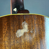 Wear on back of Vintage 1965 Gibson LG-1 Sunburst Factory Double Pickguard.