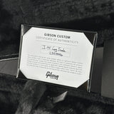 Certificate of authenticity for Gibson Custom Made 2 Measure J-45 Standard Long Scale Vintage Sunburst.