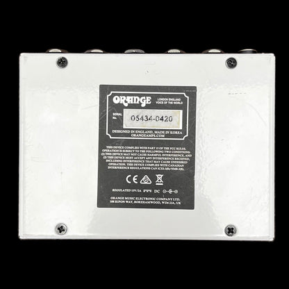 Bottom of Used Orange Terror Stamp 20 TFW2673