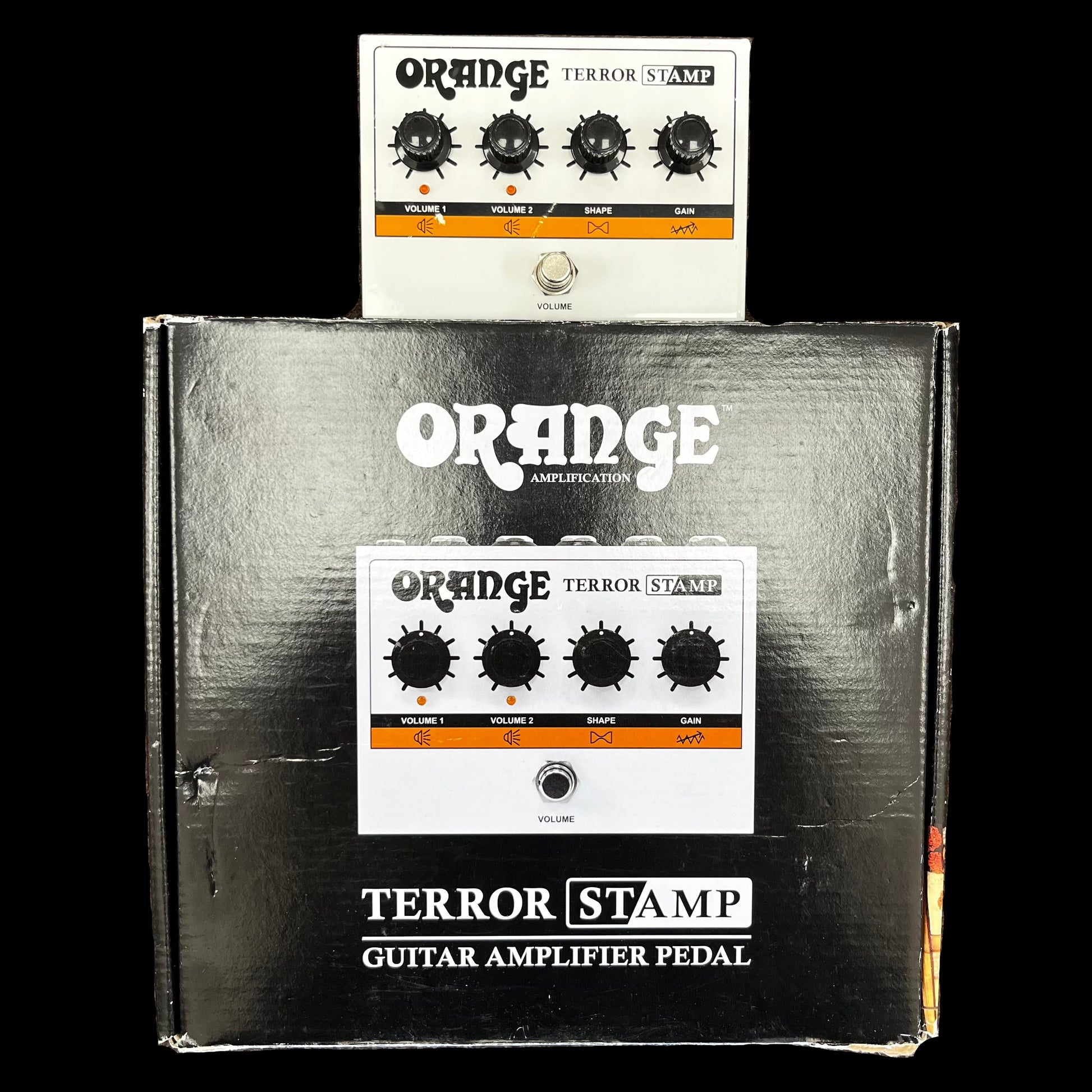 Top of w/box of Used Orange Terror Stamp 20 TFW2673