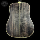 Back of Gibson Custom Made 2 Measure Dove Double Guard Trans Ebony Light Aged.