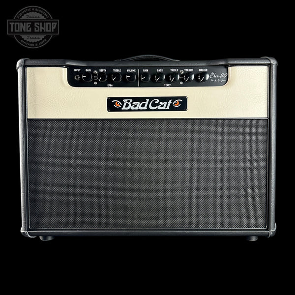 Front of Bad Cat TSG Exclusive Era 30 2x12 Black Heidi 30w Combo.