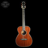 Full front of Used 2005 Collings OM2H All Mahogany.