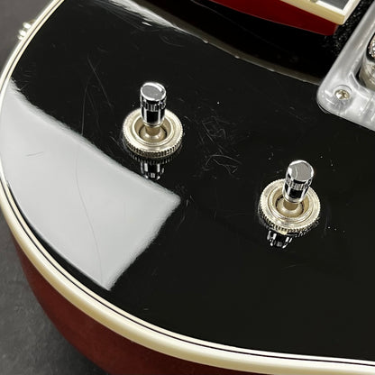 Wear on front of Used 2011 Gretsch G6128T Duo Jet Black w/Bigsby w/Case TFW2662