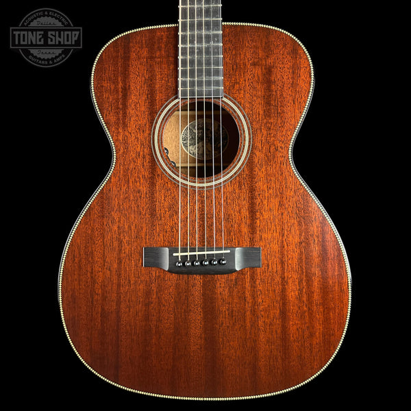 Front of Used 2005 Collings OM2H All Mahogany.