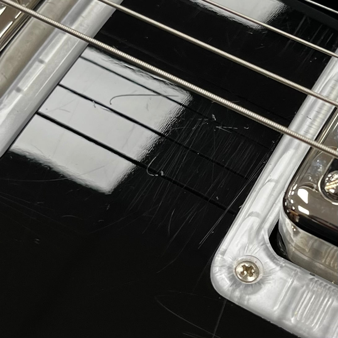 Wear on front of Used 2011 Gretsch G6128T Duo Jet Black w/Bigsby w/Case TFW2662