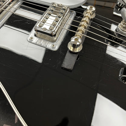 Wear on front of Used 2011 Gretsch G6128T Duo Jet Black w/Bigsby w/Case TFW2662