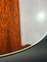 Wear on body of Used 2005 Collings OM2H All Mahogany.