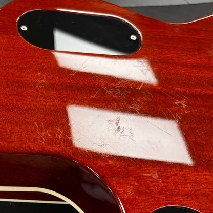 Wear on back of Used 2011 Gretsch G6128T Duo Jet Black w/Bigsby w/Case TFW2662