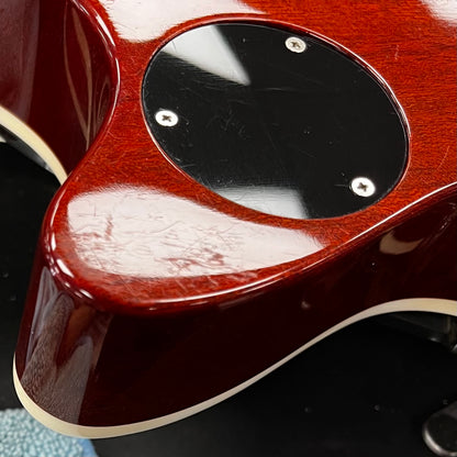 Wear on back of Used 2011 Gretsch G6128T Duo Jet Black w/Bigsby w/Case TFW2662