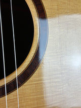 Wear near soundhole of Used 2012 Bramburg JSB Natural.
