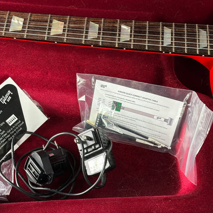 Used 2016 Gibson Les Paul Studio Robo Tuners Cardinal Red w/case TSU23716