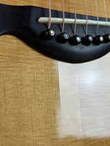Wear below bridge of Used 2012 Bramburg JSB Natural.