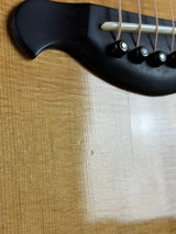 Wear below bridge of Used 2012 Bramburg JSB Natural.