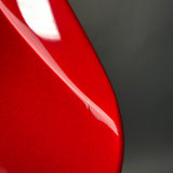 Ding on back of Used Fender CIJ JM-62 Jazzmaster Candy Apple Red.