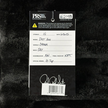 PRS DGT Birds 10 Top McCarty Sunburst w/case