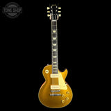 Full front of Used 2024 Gibson Custom Shop 1956 Les Paul P90 Goldtop.