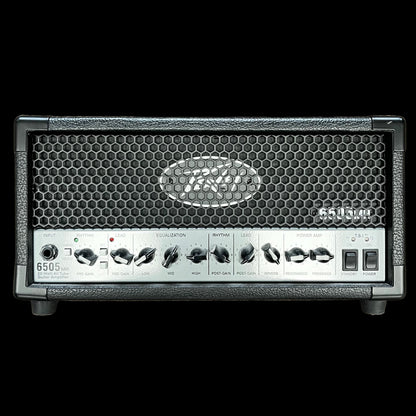 Front of Used Peavey 6505 MH Mini Head 20 Watt 2 Channel Amp TFW2668