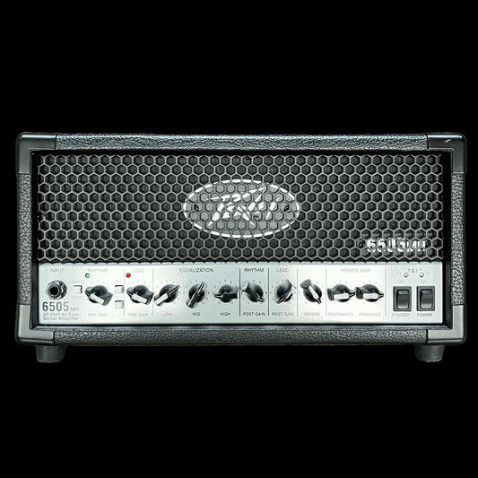 Front of Used Peavey 6505 MH Mini Head 20 Watt 2 Channel Amp TFW2668