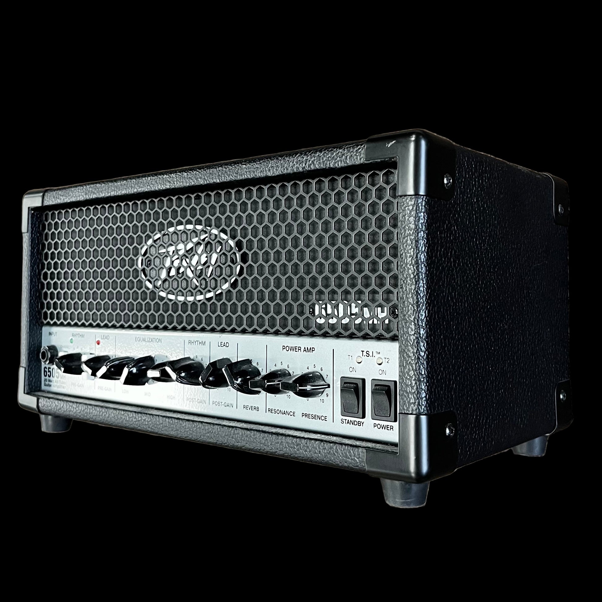 Side of Used Peavey 6505 MH Mini Head 20 Watt 2 Channel Amp TFW2668