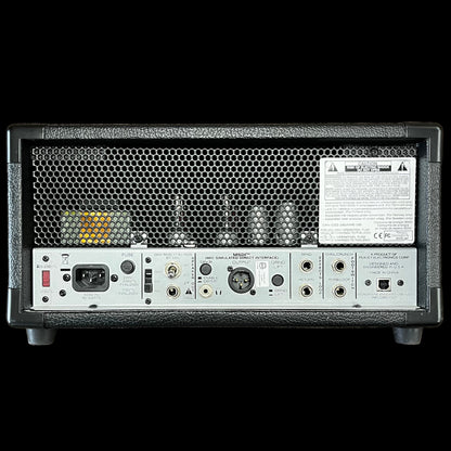 Back of Used Peavey 6505 MH Mini Head 20 Watt 2 Channel Amp TFW2668