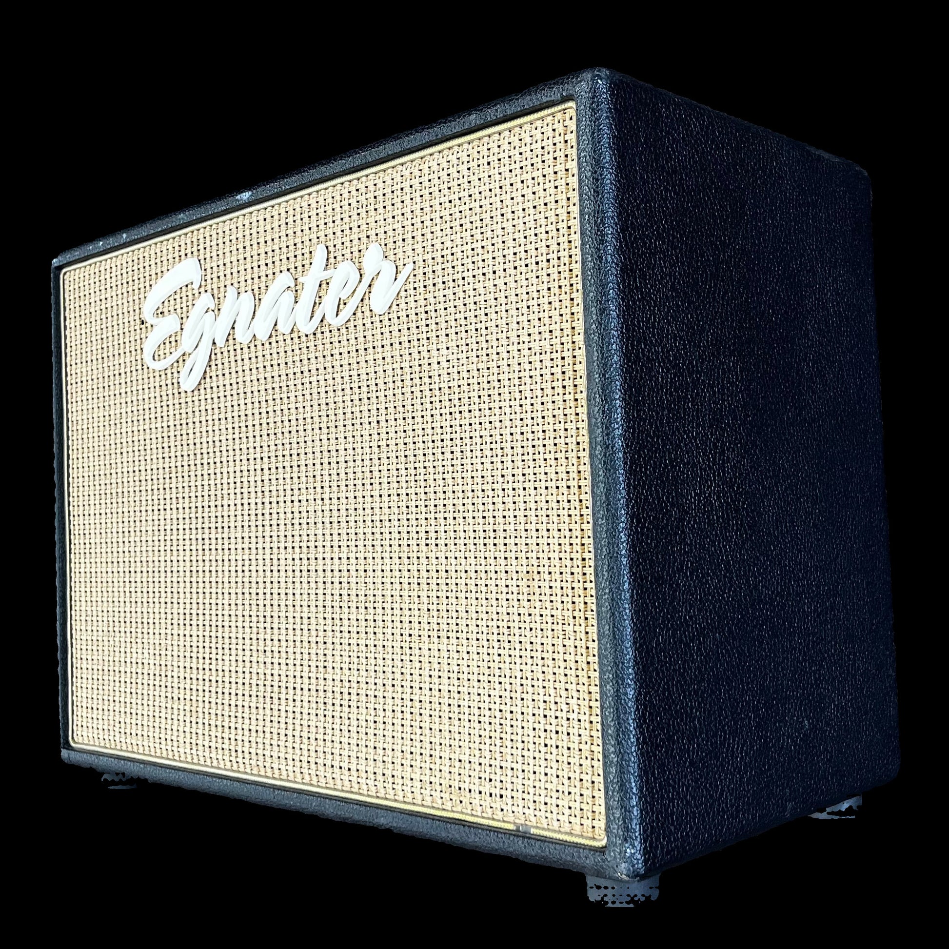 Side of Used Egnater Tweaker 1X12 16 Ohm Guitar Speaker Cabinet w/30 Watt G12H TFW2669