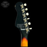 Back of headstock of Used 1960s Guyatone "Tokyo Sound Company" Saturn 530.