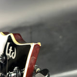 Wear on headstock of Used LTD Viper-400 Natural.
