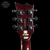 Back of headstock of Used LTD Viper-400 Natural.