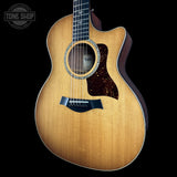 Front angle of Used 2022 Taylor 514ce Sunburst.