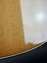 Ding on body of Used 2022 Taylor 514ce Sunburst.